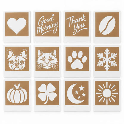 CoffeeCam™ Coffee Photo Printer + 12 Stencil Set